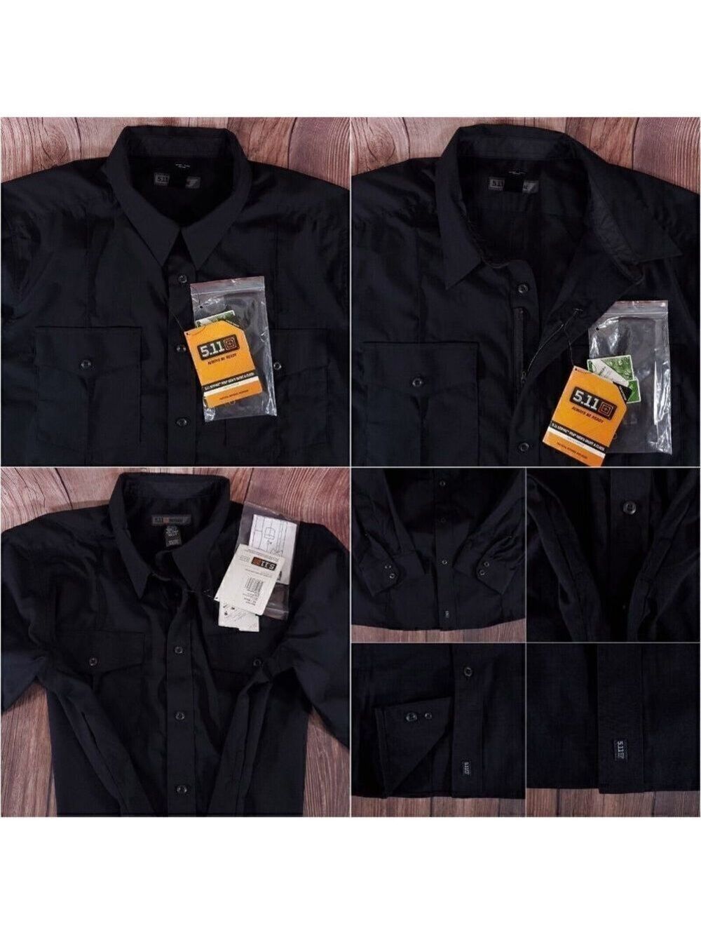 NWT 5.11 Tactical Stryke PDU Mens Shirt A Class Sz XL Short Midnight Navy 72073 - Picture 8 of 15